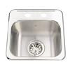 Stainless Steel Single Bar Sink And Faucet