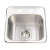 Stainless Steel Single Bar Sink And Faucet
