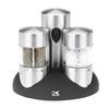 Rechargeable Stainless Steel Salt and Pepper Grinder Set
