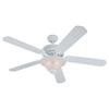 52 Inch Indoor White Incandescent Ceiling Fan