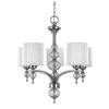 Bayonne Collection 5-Light Brushed Nickel Chandelier