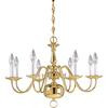 Americana Collection Polished Brass 8-light Chandelier