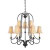 Brondy Collection 9-Light Chandelier in Aged Ebony