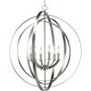Equinox Collection Burnished Silver 6-light Foyer Pendant