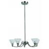 20-1/2  Inches Chandelier, Brushed Nickel Finish