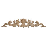 Embossed Acanthus Wood Ornament 3-1/2 x 16-11/16 - 1 Piece Per Card