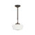 Luray Collection 1-Light 34-5/8 in. Hanging Oil-Rubbed Bronze Pendant