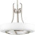 Torque Collection 3 Light Brushed Nickel Foyer Pendant