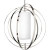 Equinox Collection 1-light Polished Nickel Pendant