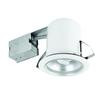 90056 5 Inch CFL Recessed Lighting Kit, Open Kit with White Finish and Chrome Reflector