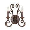 Medici Collection 2-Light Wall Sconce in Oxide Bronze