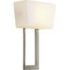 1-light Brushed Nickel Fluorescent Wall Sconce