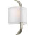 Cuddle Collection 1 Light Brushed Nickel Fluorescent Wall Sconce