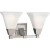 Glenmont Collection Brushed Nickel 2-light Wall Bracket