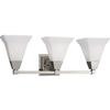 Glenmont Collection Brushed Nickel 3-light Wall Bracket