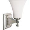 Fairfield Collection Brushed Nickel 1-light Wall Bracket