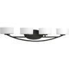 Calven Collection Forged Black 4-light Vanity Fixture