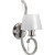 Dazzle Collection 1-light Brushed Nickel Wall Bracket