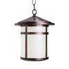 Residence Series, Antique Copper with Pearled Acrylic Diffuser, Suspended Chain Mount