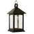 Heritage Series, Black with Clear Seeded Glass Panels, Suspended Chainmount