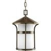 Welcome Collection Antique Bronze 1-light Hanging Lantern