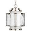 Bay Court Collection Brushed Nickel 1-light Hanging Lantern