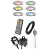 6pk Multi Color LED Deck Light Kit