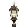 Coppered Black Post Top Light