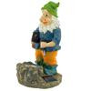 LED Solar Lamp, Gnome with Tools Multicolored