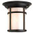 Residence Series, Black With Pearl Acrylic Diffuser, Ceiling Mount
