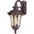 Beaumont - 1-Light Small Wall Lantern- Arm Down with Amber Water Glass finished in Fruitwood