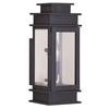 Providence 1 Light Bronze Incandescent Wall Lantern with Clear Glass