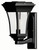 Accord, Uplight Wall Mount, Clear Beveled Glass Panels, Black