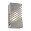 Contemporary Beauty 2 Light Outdoor Wall Sconce with Frost Glass and Slate Finish