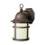 Bronzed Black Band and Cap 12 inch Patio Light
