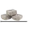 RTS Home Accents Rock Lock End Rock Pack (3 pcs) with one 18Inch spike