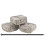 RTS Home Accents Rock Lock End Rock Pack (3 pcs) with one 18Inch spike