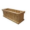 16 In. x 36 In. Rectangular Cedar Planter Box