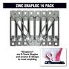 Zinc SNAP-LOC  E-Track Single 10 Pack