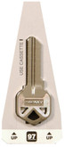 #97 Axxess Key - #97 Kwikset 6 Pin Lock Key