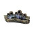 Fountain - 6 Pouring Jugs on Log with LED lights, 24 Inch H