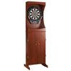 Outlaw Free Standing Dartboard & Cabinet Set - Cherry Finish