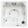 6-Person 30-Jet Hot Tub Spa with Lounger in Snow White