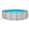 Pro Series 24 Feet Round 52 Inches Deep Metal Frame Swimming Pool Package
