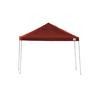 12x12 Straight Leg Pop-Up Canopy, Red Cover, Black Roller Bag