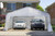 Car Shelter Oval 16 Feet x16 Feet  White Roof