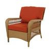 Charlottetown Natural Chair with Quarry Red Cushions