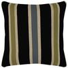 Black Ribbon Stripe Pillow