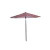 7.5 FT Steel Umbrella Red