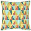 PAINTED TRIANGLES PILLOW